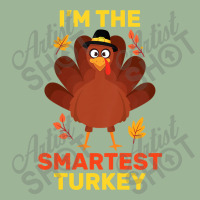 Thanksgiving Kids I'm The Smartest Turkey Family Matching Thanksgiving Urban Heavy T-shirt | Artistshot