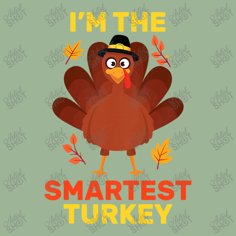 Thanksgiving Kids I'm The Smartest Turkey Family Matching Thanksgiving Urban Heavy T-shirt | Artistshot