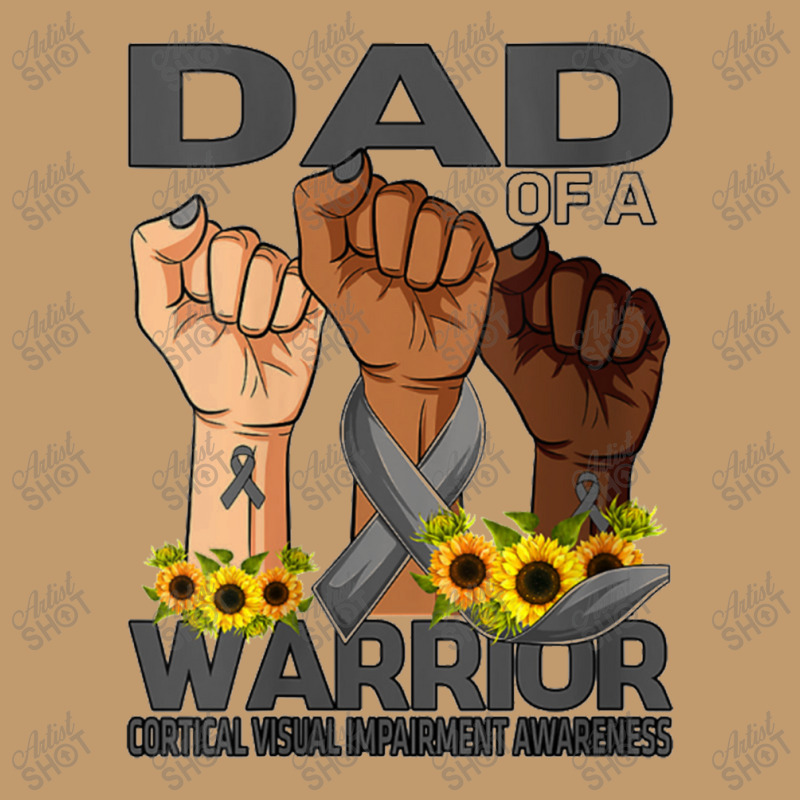 Womens Hand Dad Of A Warrior Corticalisual Impairment Urban Pullover Hoodie | Artistshot