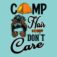 Ladies Camp Hair Don't Care Funny Outdoors Women Teen Girls T Shirt Leatherette Tumbler | Artistshot