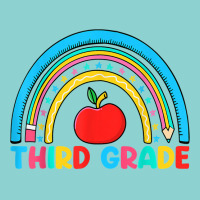 Rainbow Third Grade 3rd Grade Back To School Teacher Student T Shirt Leatherette Tumbler | Artistshot