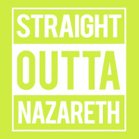 Straight Outta Nazareth Jesus Funny Christian T  Gift Adjustable Baseball Cap | Artistshot