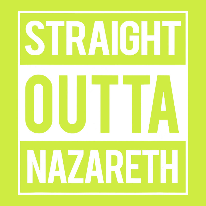 Straight Outta Nazareth Jesus Funny Christian T  Gift Adjustable Baseball Cap by thutrang92 | Artistshot