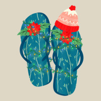 Flip Flops Hawaiian Xmas Summer Vacation Christmas In July T Shirt Adjustable Baseball Cap | Artistshot