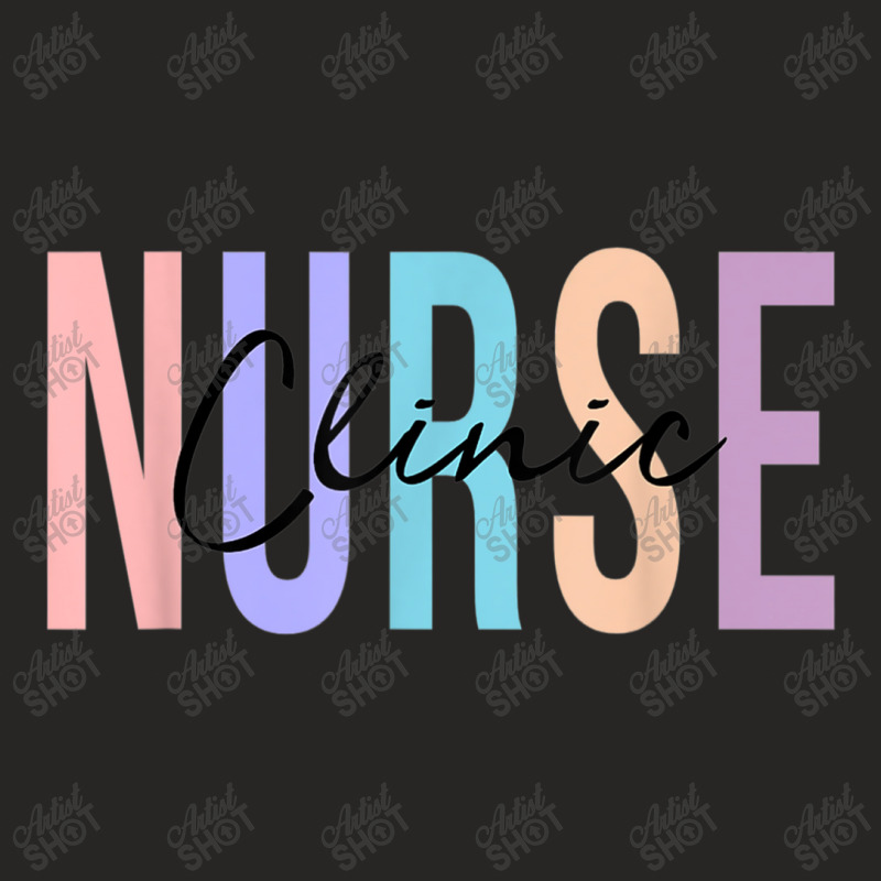 Clinic Nurse Future Nurse Registered Nurse Rn Ladies Fitted T-shirt | Artistshot