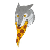 Pizza Wolf Bomber Jacket | Artistshot