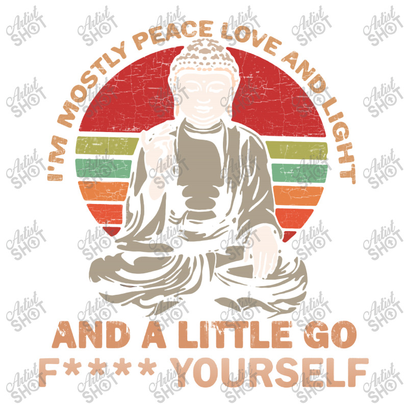 I’m Mostly Peace Love And Light And A Little Yoga Bomber Jacket by Vanode Art | Artistshot