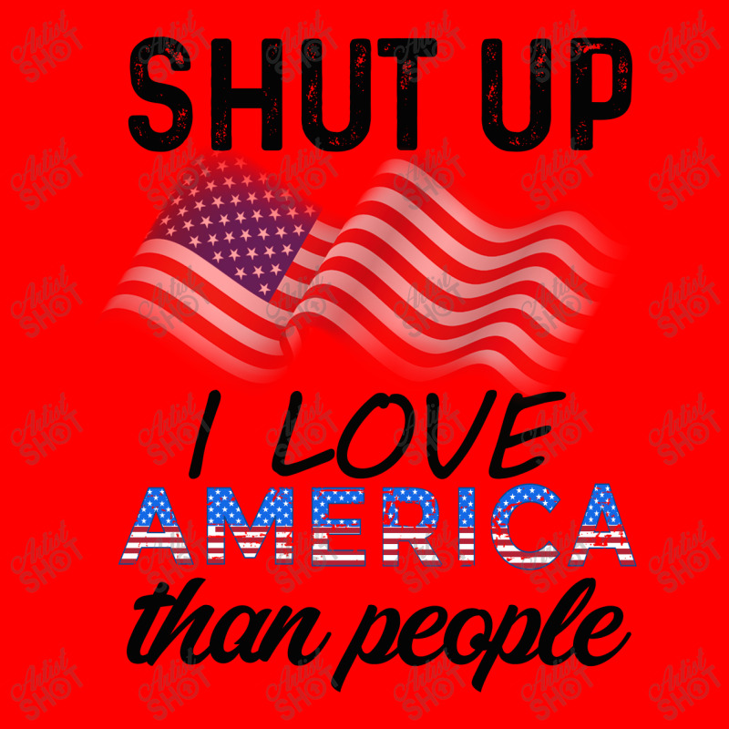 Shut Up I Love American Than People Bomber Jacket by cogentprint | Artistshot