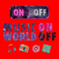 Music On World Off Bomber Jacket | Artistshot