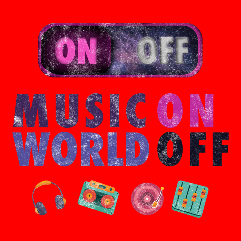 Music On World Off Bomber Jacket by autlu2024 | Artistshot