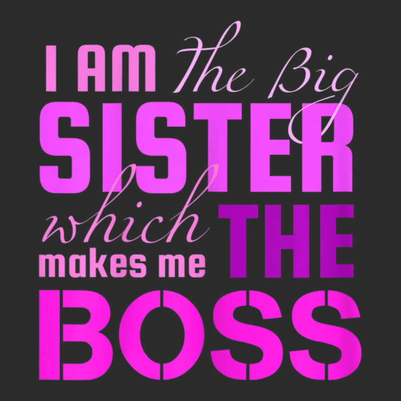 I Am The Big Sister Boss T-, Girls Women Fun Baseball Cap by cm-arts | Artistshot