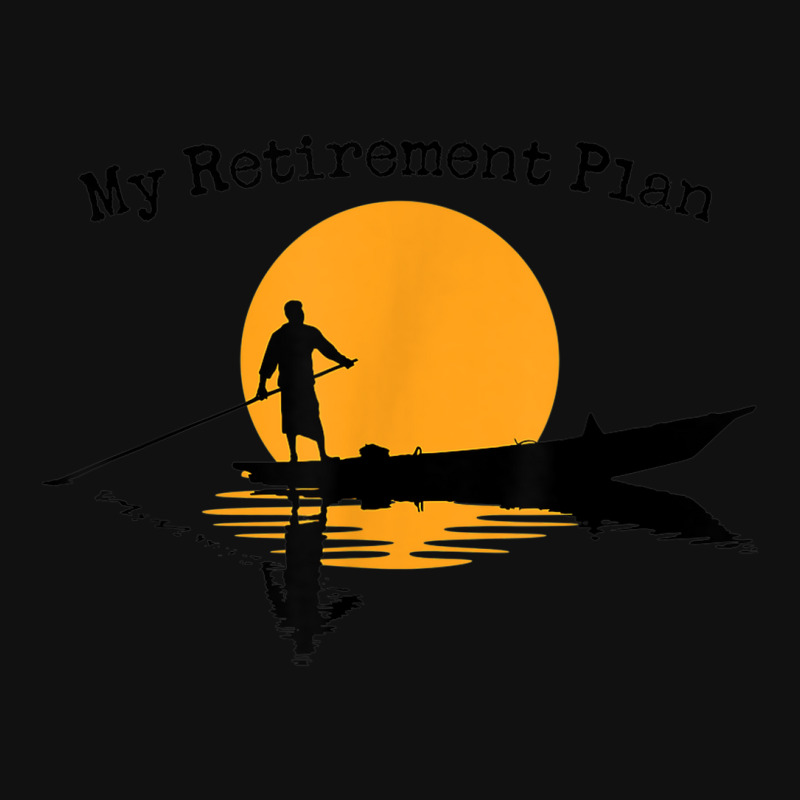 My Retirement Plan Boating Sunset Lake Reflection Canoe Fanny Pack | Artistshot