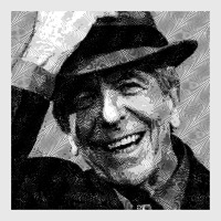 Leonard Cohen  Var3  High Quality  Original Digital Drawing By Aryan S Baseball Cap | Artistshot