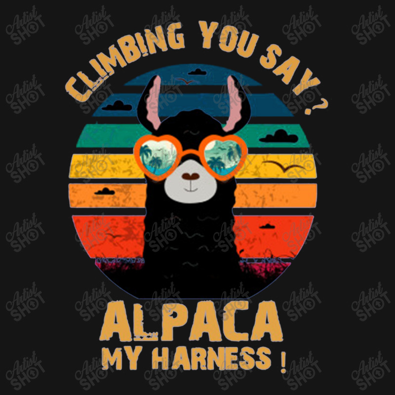 Climbing You Say Alpaca My Harness Funny Rock Climber Gift Mesh Cap | Artistshot