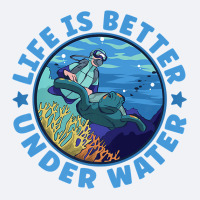 Life Is Better Under Water Marine Biology Scuba Diver Premium T Trucker Cap | Artistshot