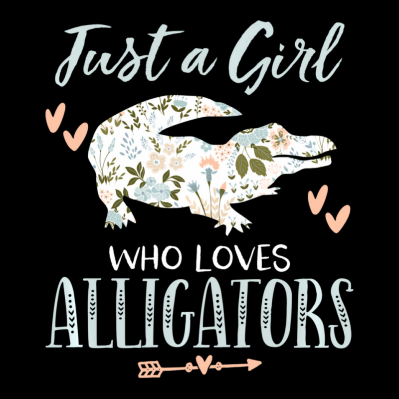 Just A Girl Who Loves Alligators Cute Floral Gator Women Camo Snapback by thangdinhsinhelf | Artistshot