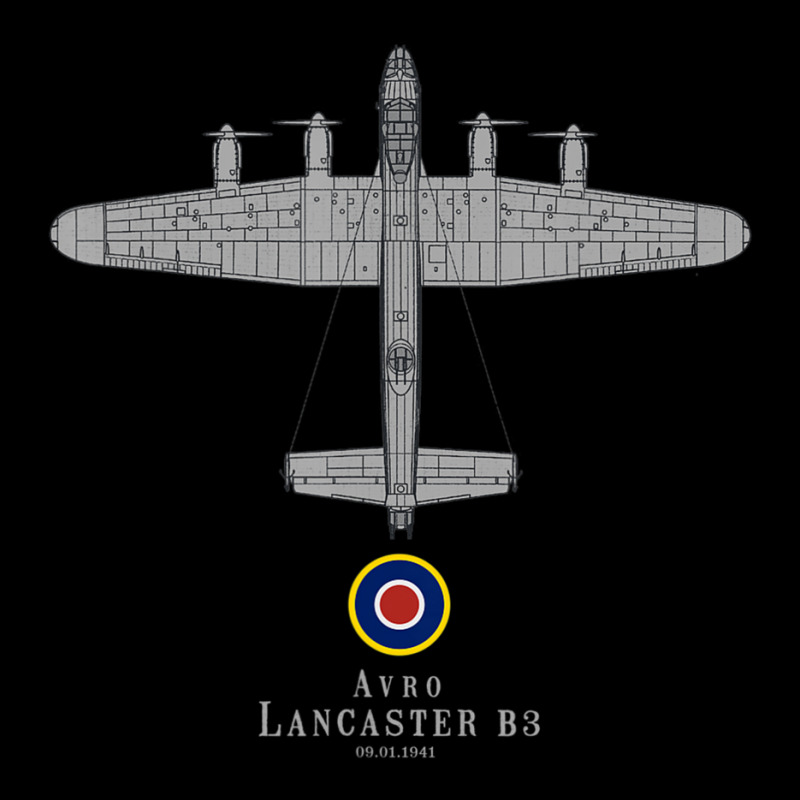 Lancaster B3 Tech Drawing Wwii Raf Bomber Airplane Camo Snapback | Artistshot