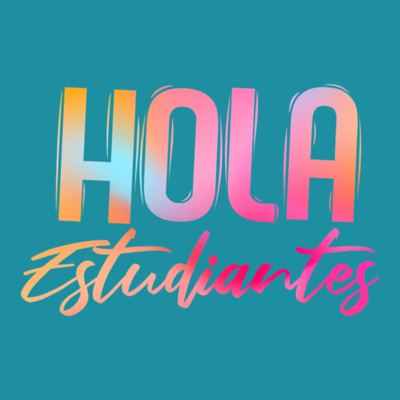 Hola Estudiantes Spanish Teacher Back To School Flat Bill Snapback Cap by kentuckykonpha9 | Artistshot