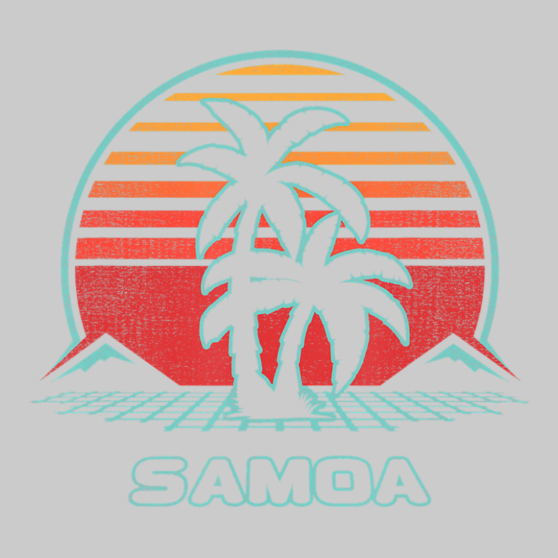 Samoa Retro Vintage 80s Style Flat Bill Snapback Cap by Kosdapen517 | Artistshot