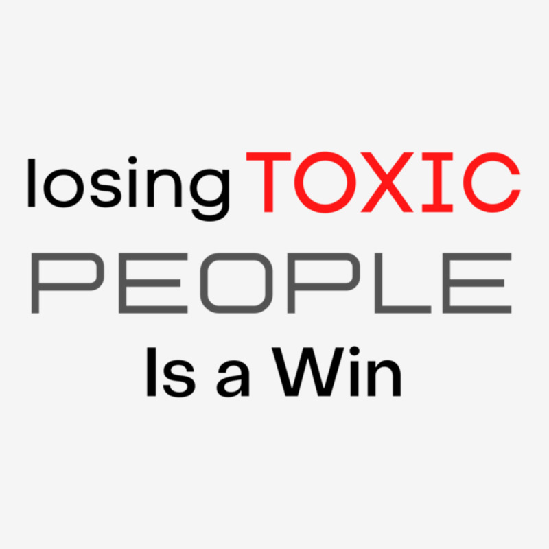 Losing Toxic People Is A Win Flat Bill Snapback Cap by cm-arts | Artistshot