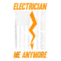 Electrician Nothing Shocks Me Anymore Usa Flag American Double Wine Paper Bag - 6 1/2 X 3 1/2 X 12 3/8 | Artistshot