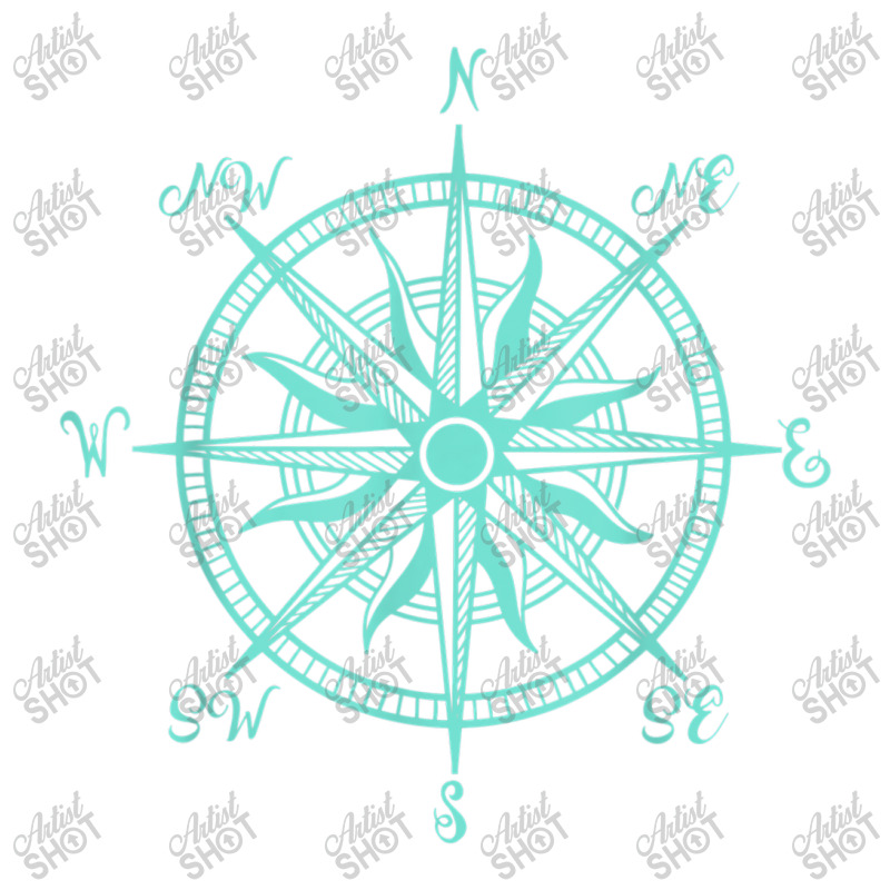 Compass Shirt Wandering Traveler Nomad Vacation Sailing Gift Sticker | Artistshot