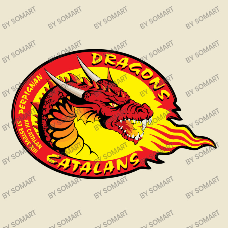 Catalans Dragons Cropped Hoodie by SomArt | Artistshot