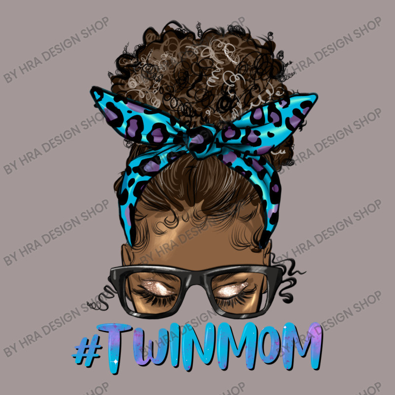 Afro Messy Bun Twin Mom Vintage Hoodie | Artistshot