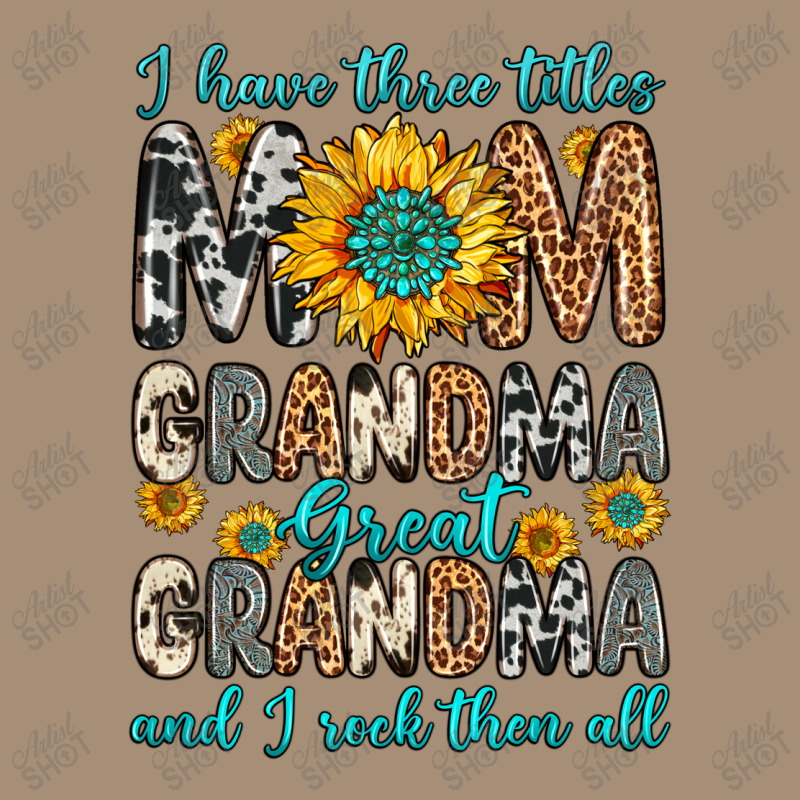 I Have Three Tittles Mom Grandma Great Grandma Debie Paper Bag - 10 X 5 X 13 | Artistshot