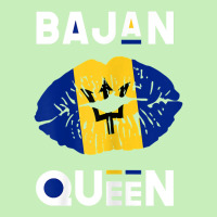 Womens Bajan Queen Shirt Barbados Flag Lips Barbadian Pride T Shirt Urban Heavy T-shirt | Artistshot