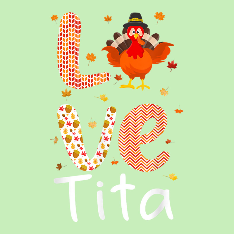 Thanksgiving Theme Love Tita Happy Turkey Day Thanksgiving T Shirt Urban Heavy T-shirt | Artistshot