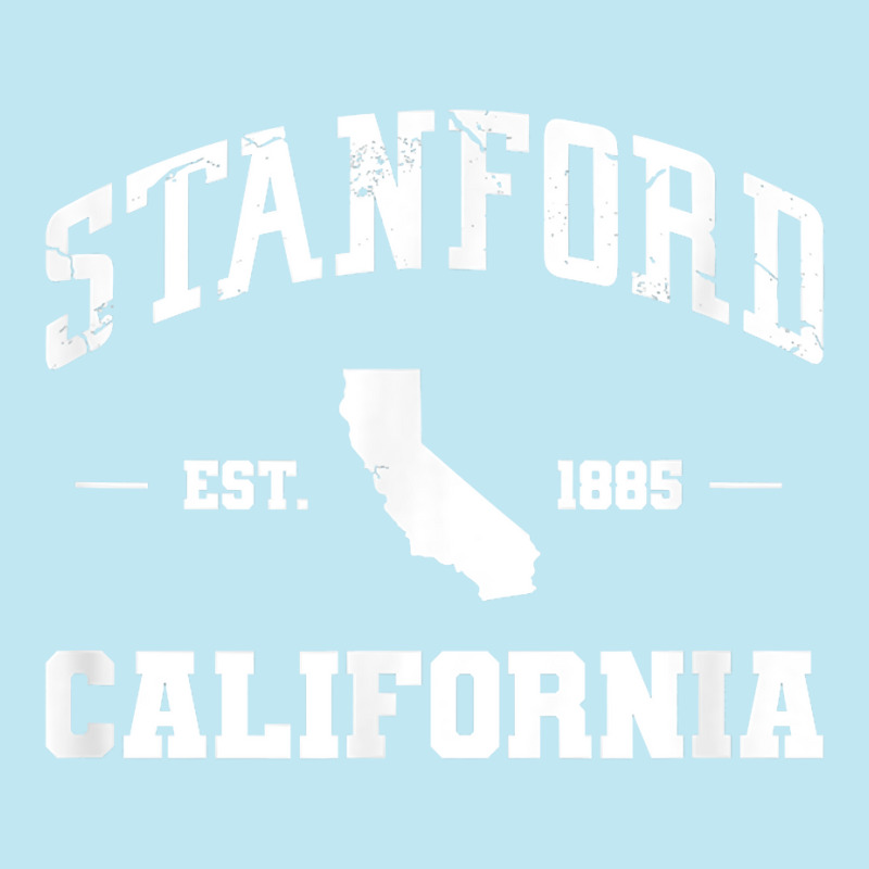 Stanford California Map Ca Travel Vacation T Shirt Urban Heavy T-shirt | Artistshot