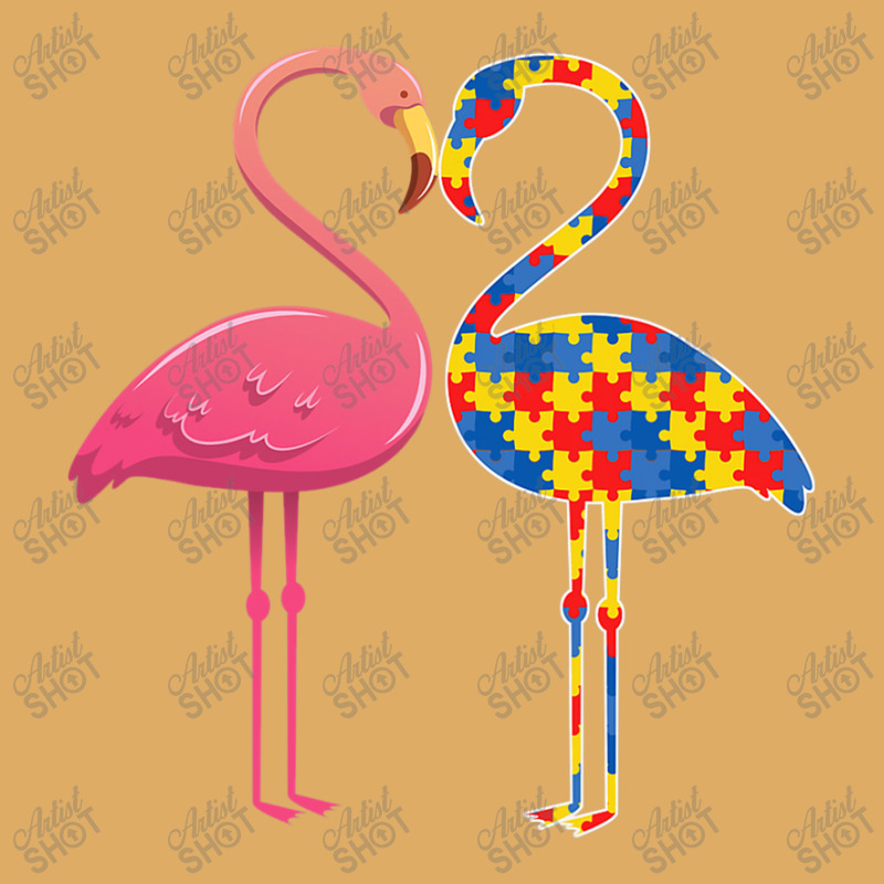 Flamingo Autism Awareness Urban Heavy T-shirt by mrlee | Artistshot