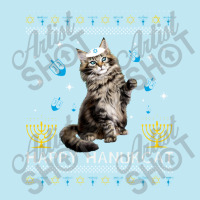 Happy Hanukcat Ugly Hanukkah Sweater Maine Coon Cat Jewish Urban Pullover Hoodie | Artistshot