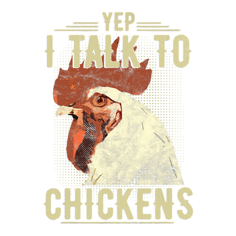 Chicken Chick Yep Im Talk Chickens Funny Chicken Animal Distressed Sty Pickleball Paddle | Artistshot