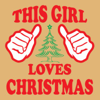 This Girl Loves Christmas Vintage Hoodie | Artistshot