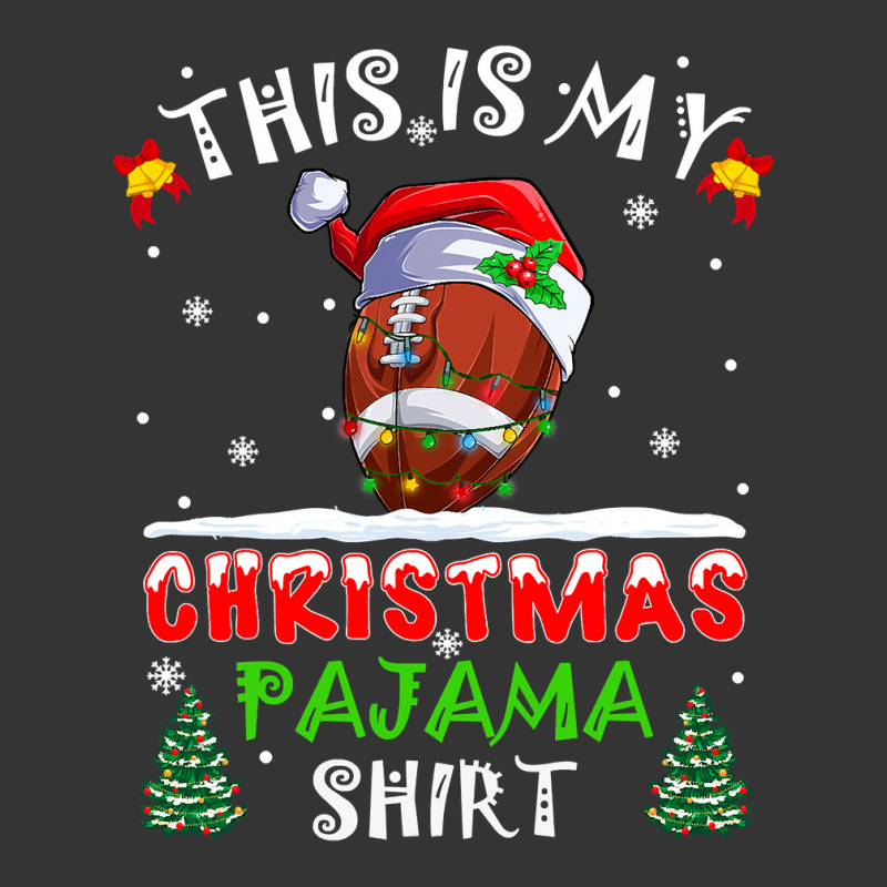 Football This Is My Christmas Pajama Football Xmas Lights Costume 408 Adjustable Baseball Cap by circularflap | Artistshot