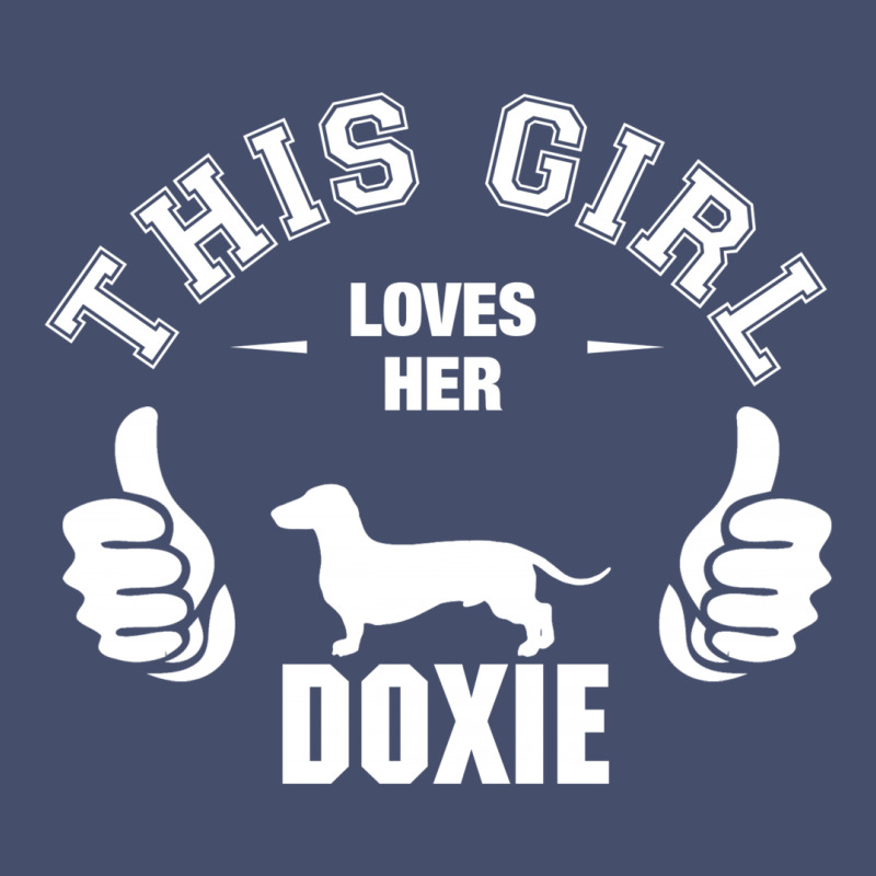 This Girl Loves Her Doxie Vintage Short | Artistshot