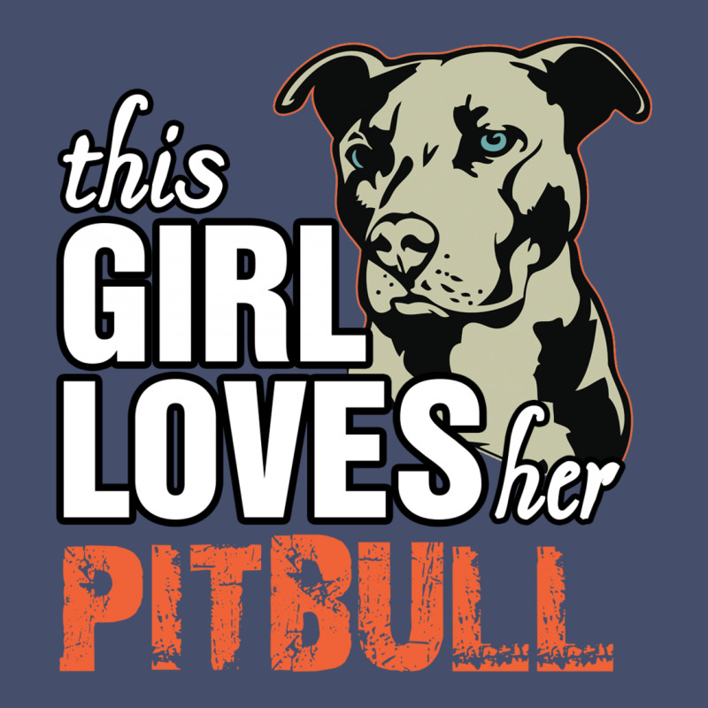 This Girl Loves Pitbull Vintage Hoodie by tshiart | Artistshot