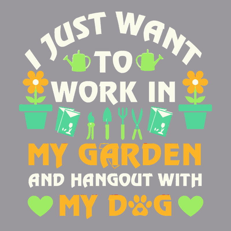 I Just Want To Work In My Garden T  Shirt I Just Want To Work In My Ga Adjustable Baseball Cap by haleywalton575 | Artistshot