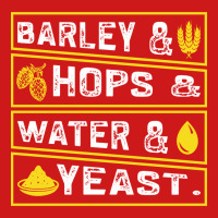 Barley & Hops & Water & Yeast Baseball Cap | Artistshot