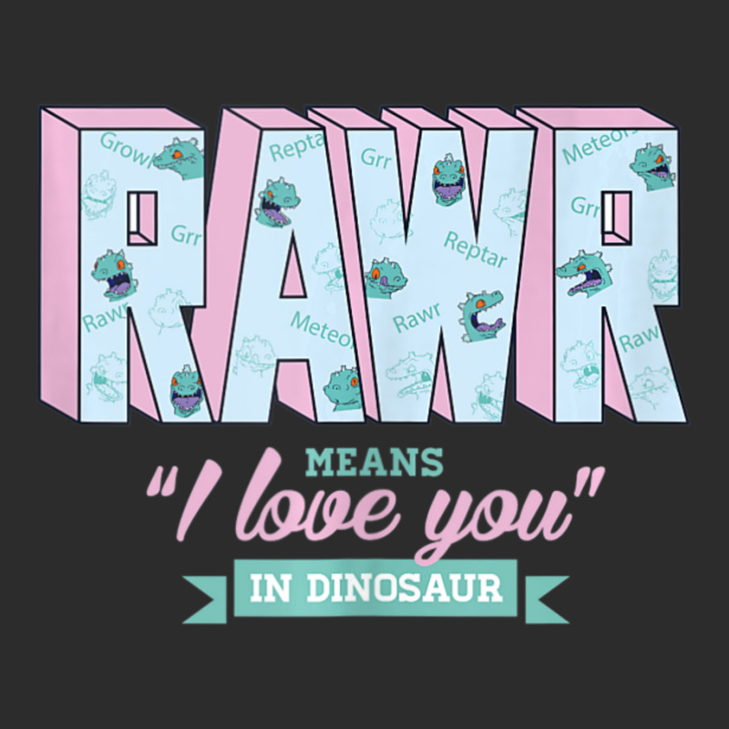 Rugrats Rawr Means I Love You In Dinosaur Baseball Cap | Artistshot