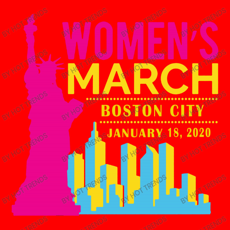 Women's March Boston City, January 18 2020 Bomber Jacket | Artistshot