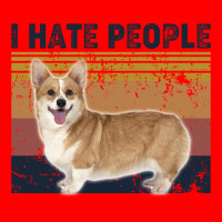 I Hate People Retro Vintage Corgi Bomber Jacket | Artistshot