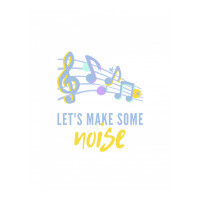 Lets Make Some Noise Music Notes Bomber Jacket | Artistshot