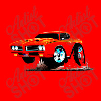 Classic American Muscle Car Cartoon Vector Illustration Bomber Jacket | Artistshot