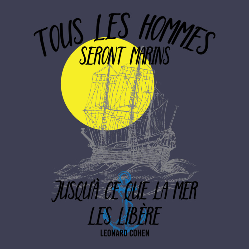 Leonard Cohen Tous Les Hommes Seront Marins  Suzanne Premium Scoop Mesh Cap | Artistshot