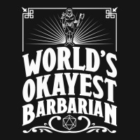 D&d Worlds Okayest Barbarian Mesh Cap | Artistshot