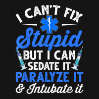 Paramedic Emt Can Sedate And Paralyze Stupid Funny Ems T Shirt Mesh Cap | Artistshot