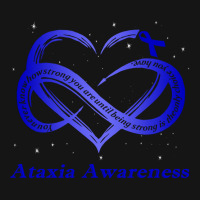 I Wear Blue For Ataxia Awareness Warrior Pullover Hoodie Mesh Cap | Artistshot